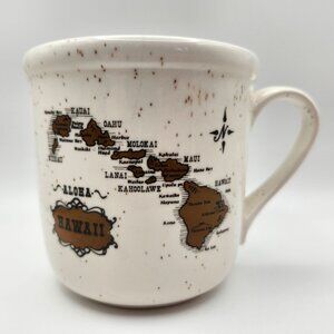 Vintage 60s 70s Aloha Hawaii Hawaiian Islands Coffee Mug 10oz